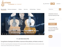 Tablet Screenshot of guitare-classique-concert.fr